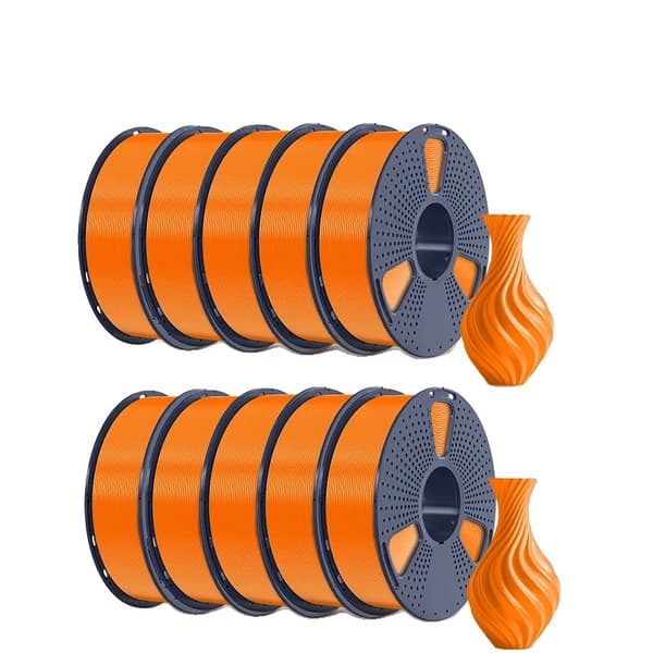 3D-printer filament, 1,75 mm diameter, biologisk nedbrydeligt PLA-materiale,PLA Orange