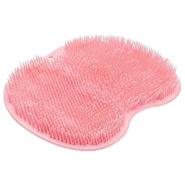 Badbørste, Silikone Materiale, Ergonomisk Design,Pink