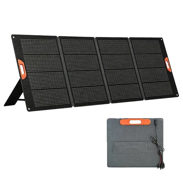 Solopladder, 4 Foldbare Paneler, Høj Effektivitet,200w