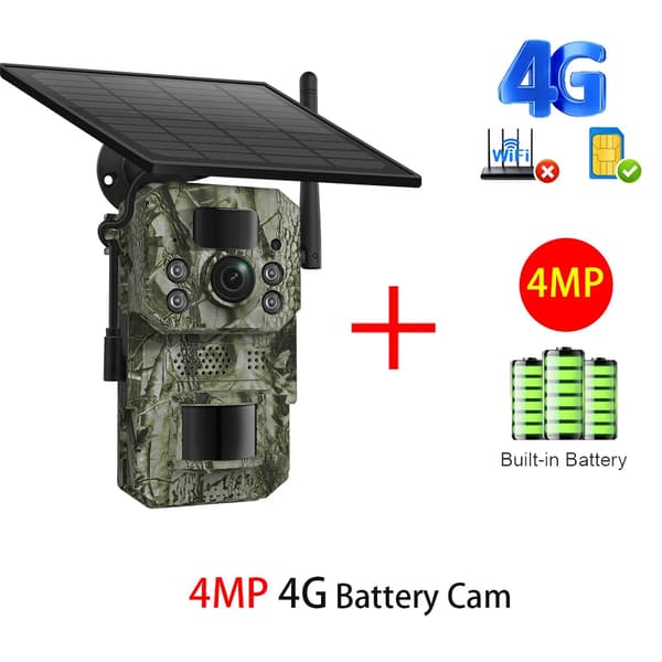 Vildt Jagtkamera, 2.4G Forbindelse, Nattesyn,4MP