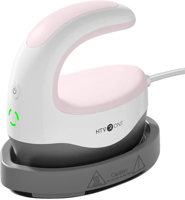 Mini värmepressmaskin, Enkel drift, Kompakt design,Rosa