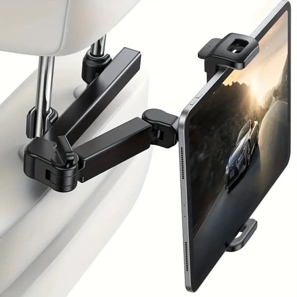 Tablet Holder, Justerbar, 360° Rotation,sort