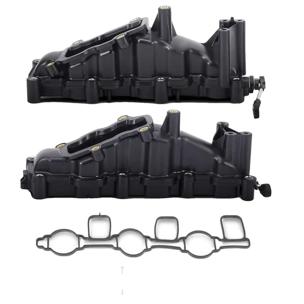Insugningsmanifold, 34,2 cm längd, 27,4 cm bredd, 16,6 cm höjd, 1950 g vikt, OEM utbytesdelnummer 059 129 712 BK/BR