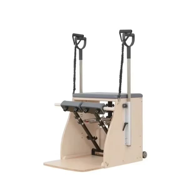 Pilates Reformer, Högkvalitativ Lönnträ, Kroppsformande Träning,Grå