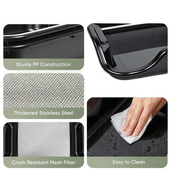 Trim Tray Lock, Ergonomisk Design, Integrerat Pollenfilter,A