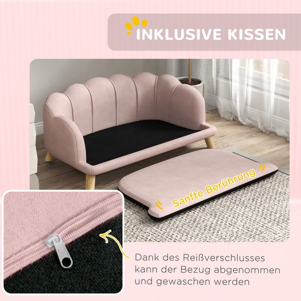 Kæledyrssofa, Stilfuldt Design, Komfortabel Polstring,pink