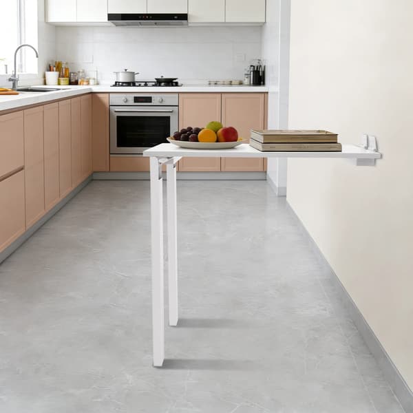 Matbord, Fällbar Design, Modern Estetik,VIT