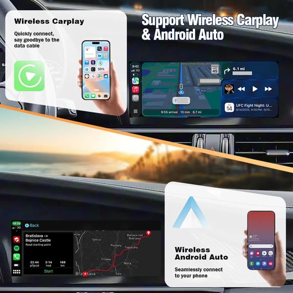 Trådløs CarPlay Android Auto, Problemfri Mobilintegration, Alsidig Kamerastøtte,For Giulia Stelvio