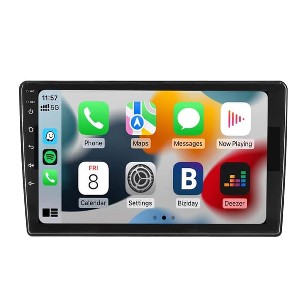 Bil Multimedia Spelare, Navigationssystem, Röststyrning, kompatibel med Universal,2-64G, Quad Core-a