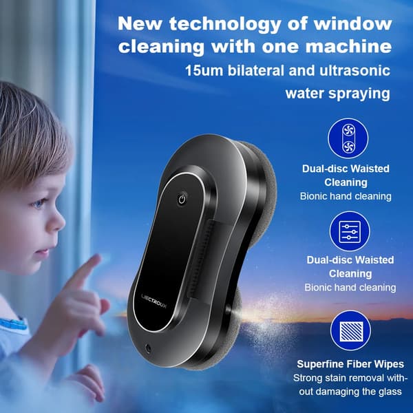 Robotvinduesrenser, 2-vejs vandsprøjt, Smart navigation,YW810