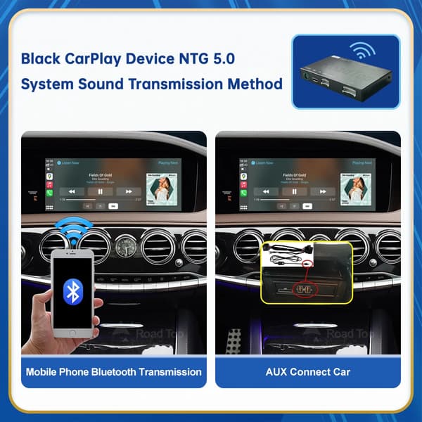 Trådløs CarPlay og Android Auto, Problemfri Forbindelse, Multimedia Support,NTG5.0