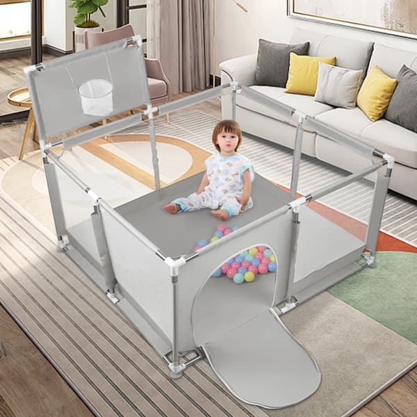Lekställning, Säker Design, Enkel Montering,Lägg grå
