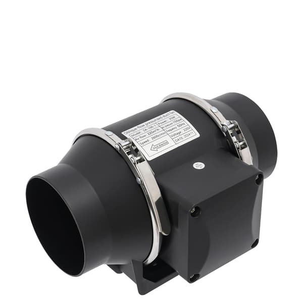 Afbudsventilator, Lavt støjniveau, Holdbar konstruktion,sort