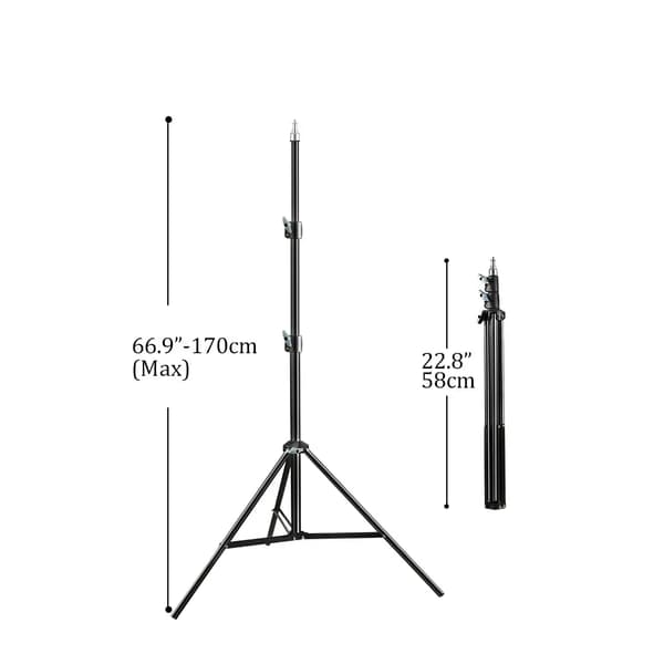 Stativ, Justerbar Höjd, Lätt Design,Ny 170cm