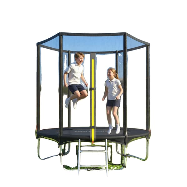 Trampolin, Sikkerhedsnet, Belastningsevne 80 kg,sort