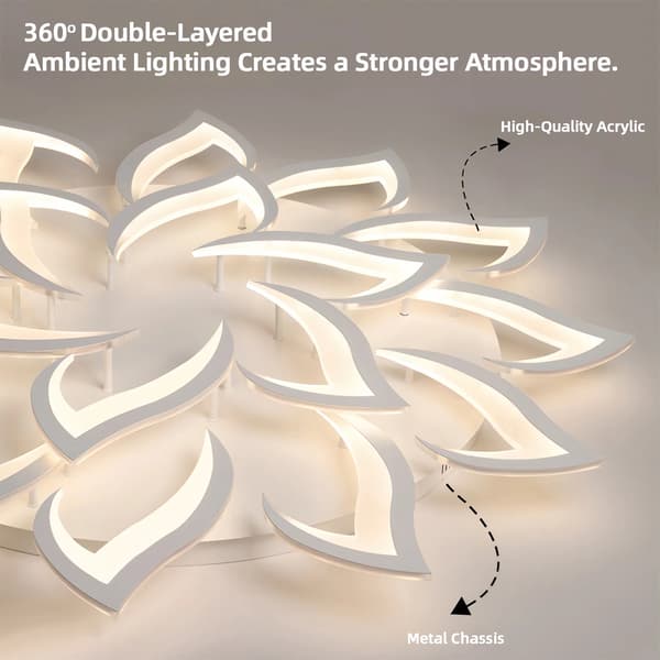 Loftlampe, Moderne Design, Dæmpbar LED,sort