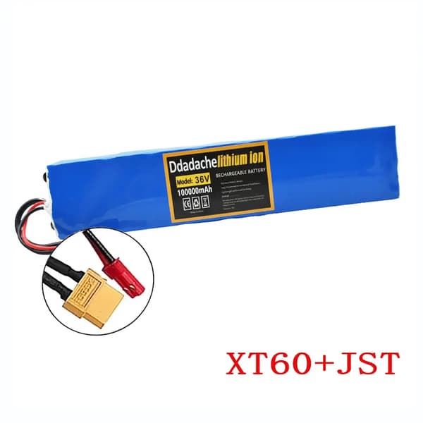 Batteripack, 100Ah kapacitet, Smart BMS-skydd,lanmi  XT60-JST
