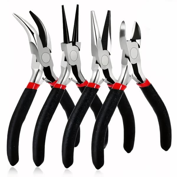 Smyckestänger, Precisionstips, Ergonomisk Design,4PC