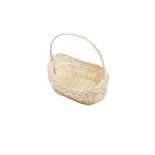 Förvaringskorg, Handvävd Design, Miljövänligt Material,23-16-11cm