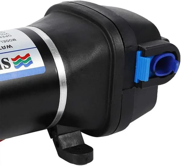 Vattenpump, självprimande, hög flödeshastighet,EU, 12V, svart