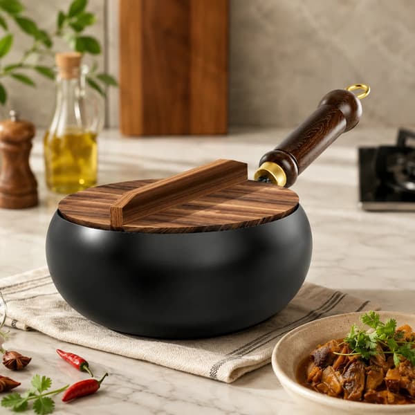 Wok, 28 cm Diameter, Säker Matlagning,28CM