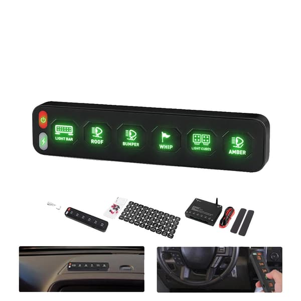 Multikanals Integreret Controller, Trådløs Kontrol, Nem Installation,6Gang Trådløs