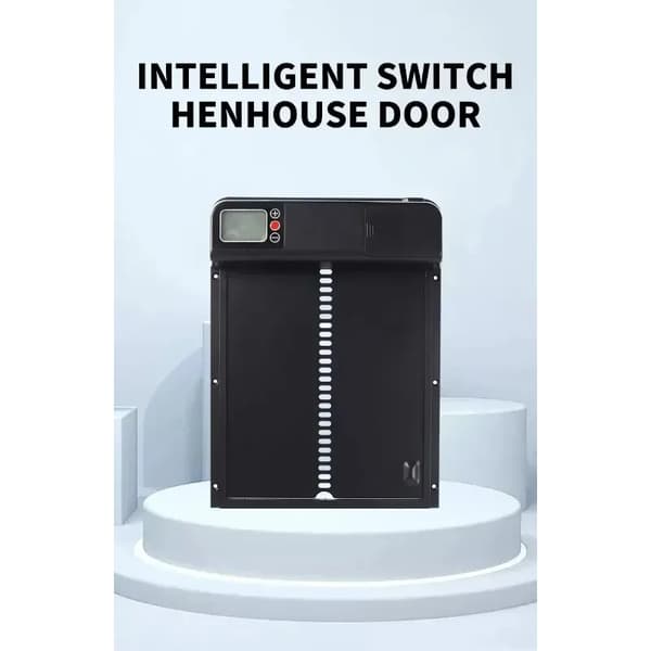 Fugleport, Intelligent Timer, Vandtæt Design,sort