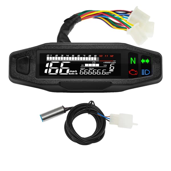 Speedometer, Digital Skærm, Vandtæt Design,med sensor