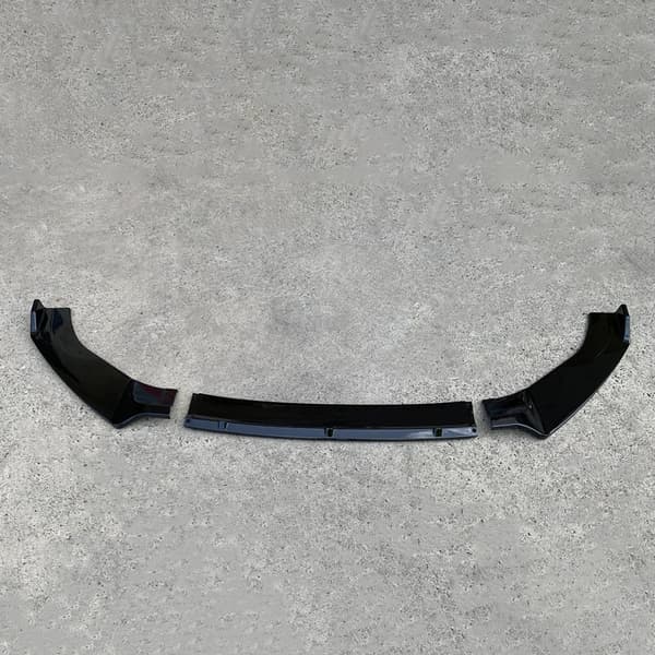 Front Bumper Splitter, Holdbar ABS Konstruktion, Nem Bolt-On Installation,et sæt af