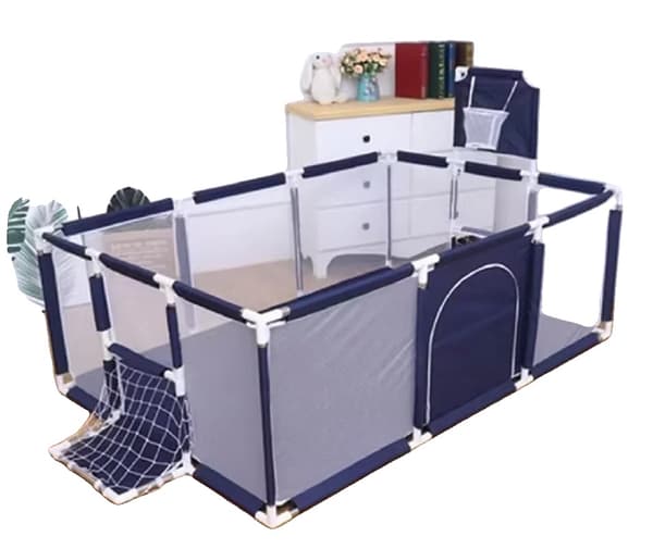 Playpen, Foldable Design, Suitable for Children, 180x65cm, WLBIGBLUE