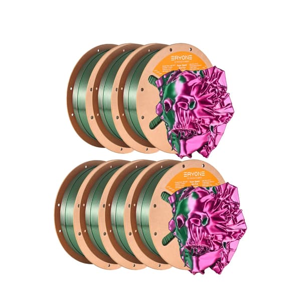 3D-printer filament, PLA-materiale, høj kvalitet finish,Rød Gre-7kg