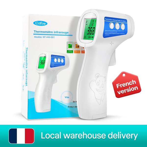 Digital termometer, dubbel läge, snabb mätning,Fransk version