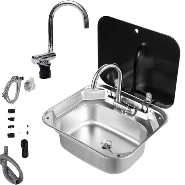 Håndvask, Kompakt Design, Holdbare Materialer,RV Vask