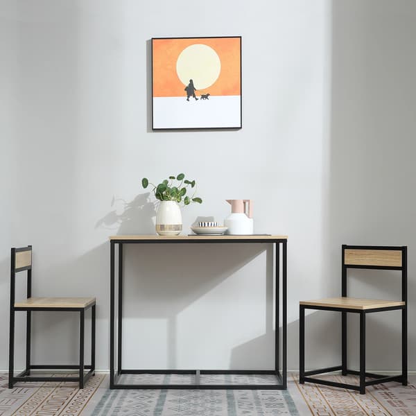 Spisesæt, Kompakt Design, Nem Samling,Som vist