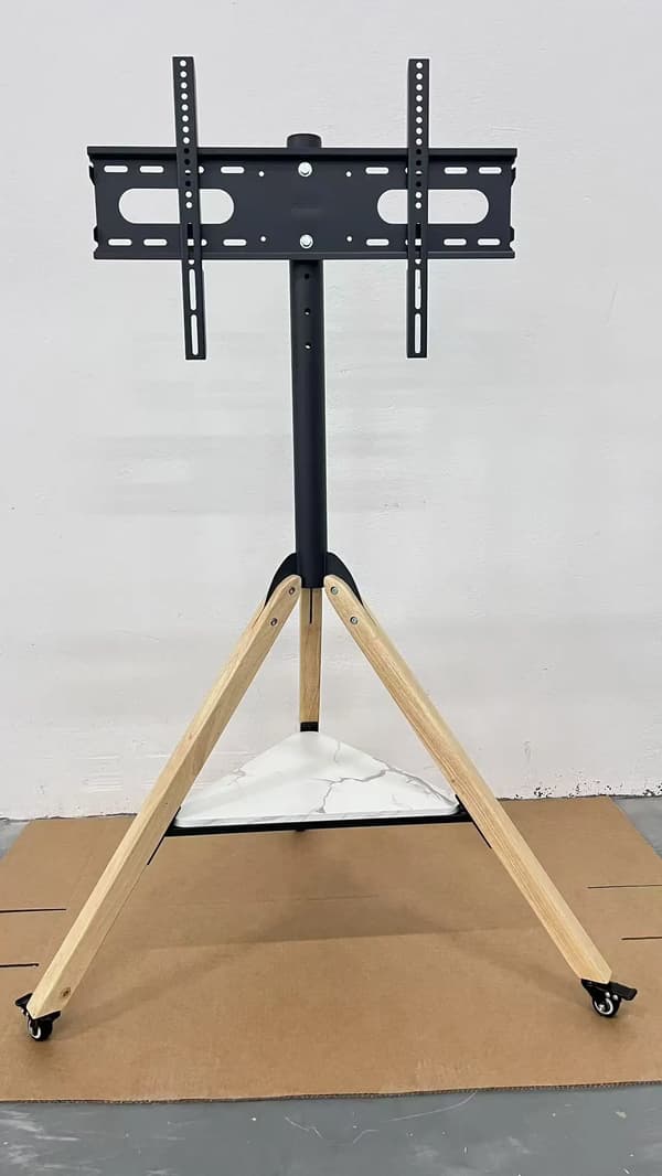 TV-bord, Højdejusterbart, Holdbar Konstruktion,sort