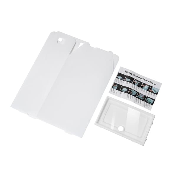 Skoopbevaringskasser, Stabelbare, Støvbeskyttelse,20 Pcs