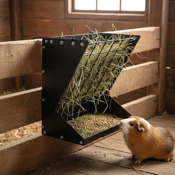 Hösilage, Robust Stål Konstruktion, Modern Design,Svart