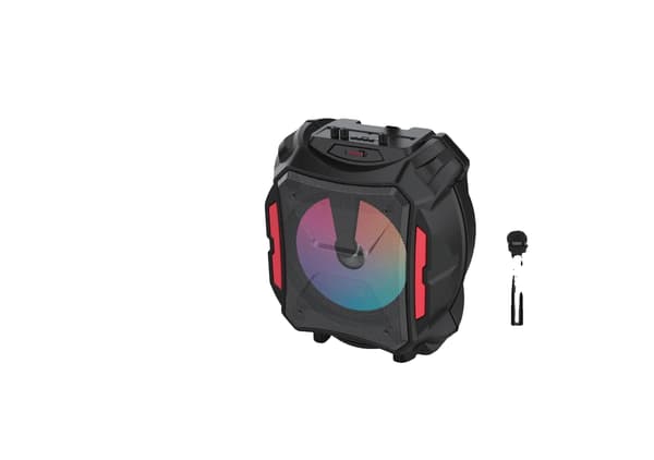 Bluetooth-högtalare, Bärbar design, LED-lampor,WR64