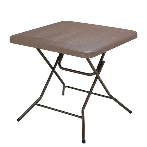 Trädgårdsbord, Fällbar Design, Väderbeständigt Material,Brun