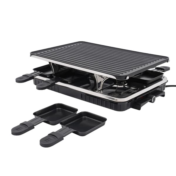 Elektrisk Grill, Non-stick Overflade, Kompakt Design,sort