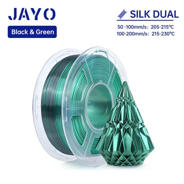 3D-printer filament, PLA-material, høj ydeevne,SKDC Sort Grøn