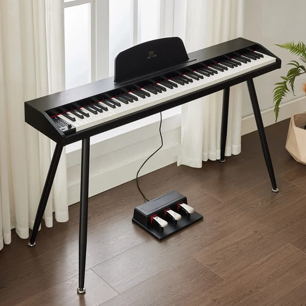 Digitalt Klaver, 88 Taster, MIDI USB Forbindelse,Sort
