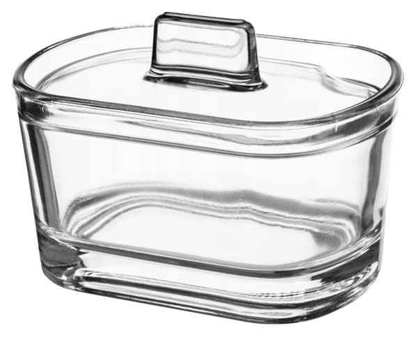 Sockerbehållare, Glasmaterial, 15 cm Höjd, 10 cm Diameter, Lämplig för Kryddor, CE / EU Certifierad