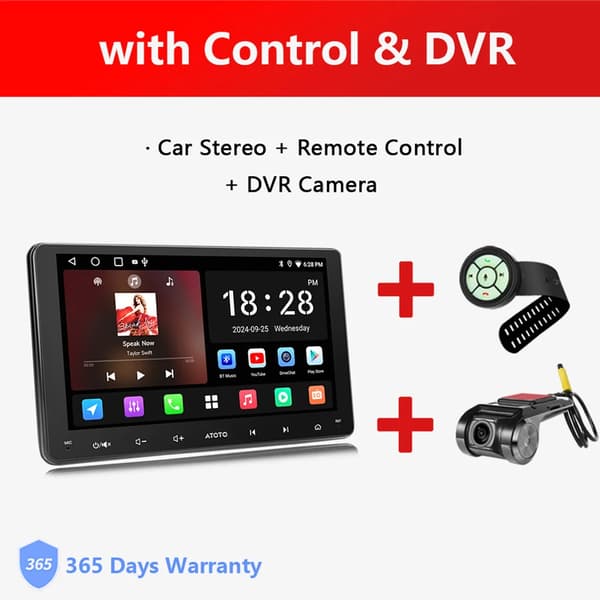 Touchscreen Bilstereo, Navigationssystem, Trådlös Anslutning,med Kontroll DVR