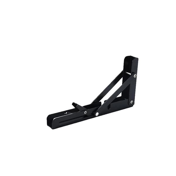 Foldbare hyldebrædder, tung belastning, vægmonteret,2PCS-a, Sort 8 tommer
