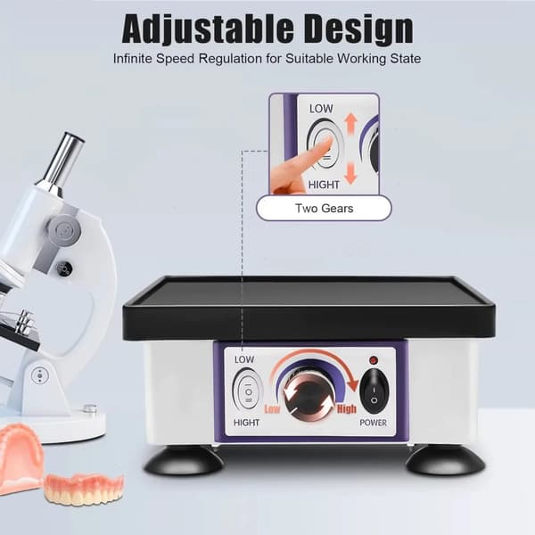 Tandvibrator, Kraftfull Motor, Kompakt Design,Vit