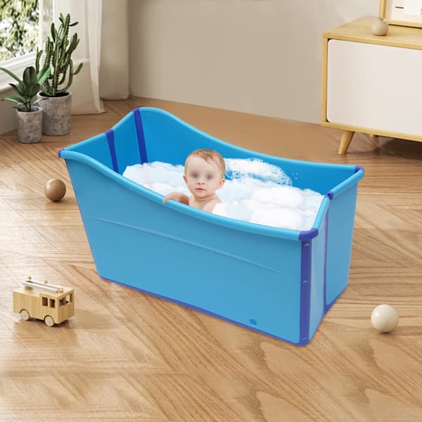 Badekar, Bærbart Design, Miljøvenlige Materialer,Blå