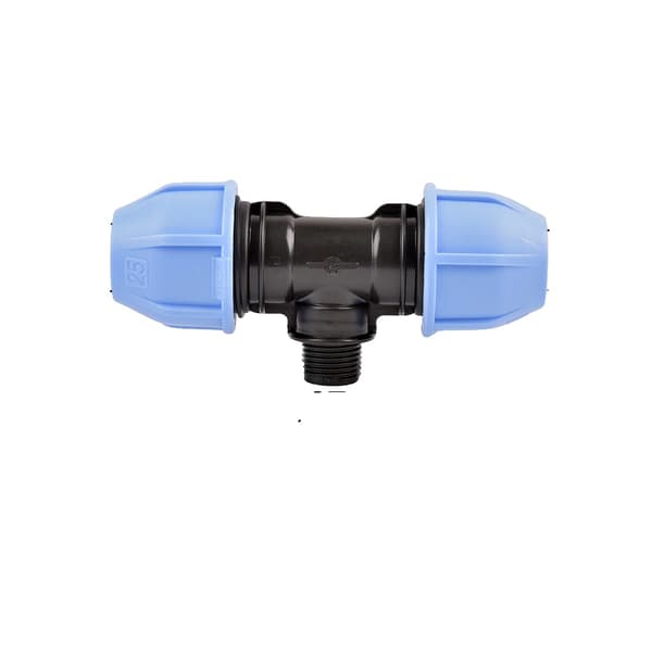 Irrigation Tank Adapter, Kompatibel med PVC/PE/PPR Rør, Sikker Forbindelse,T