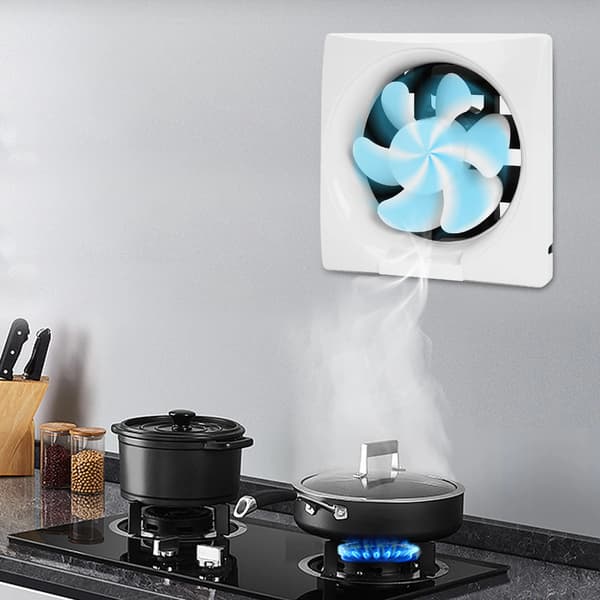 Exhaustfläkt, Låg ljudnivå, Effektiv luftflöde,VIT