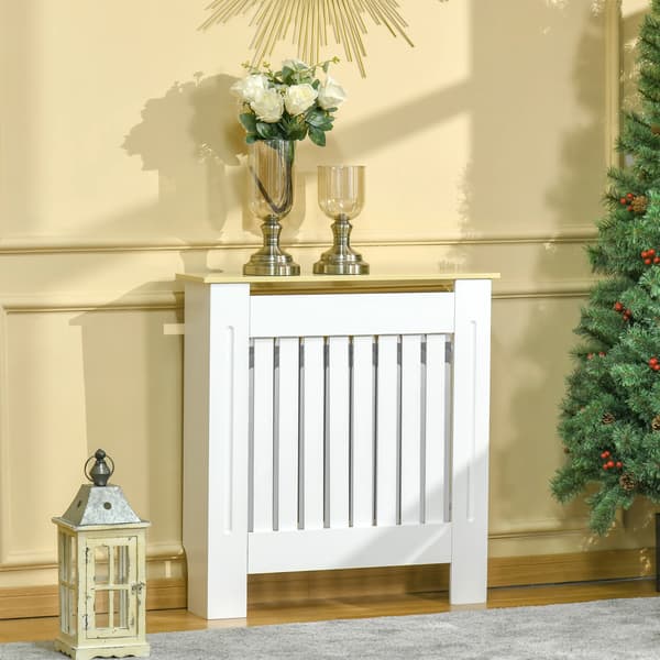 Radiatoröverdrag, Modern Design, Lätt Montering, VIT